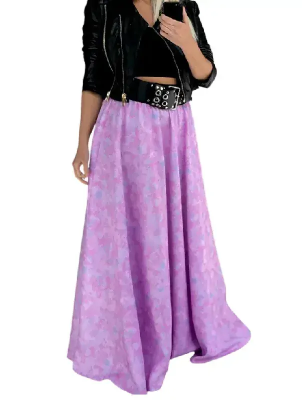 DLOUHÁ SUKNĚ - MAXI SUKNĚ BOROS SK-L-PIN 02